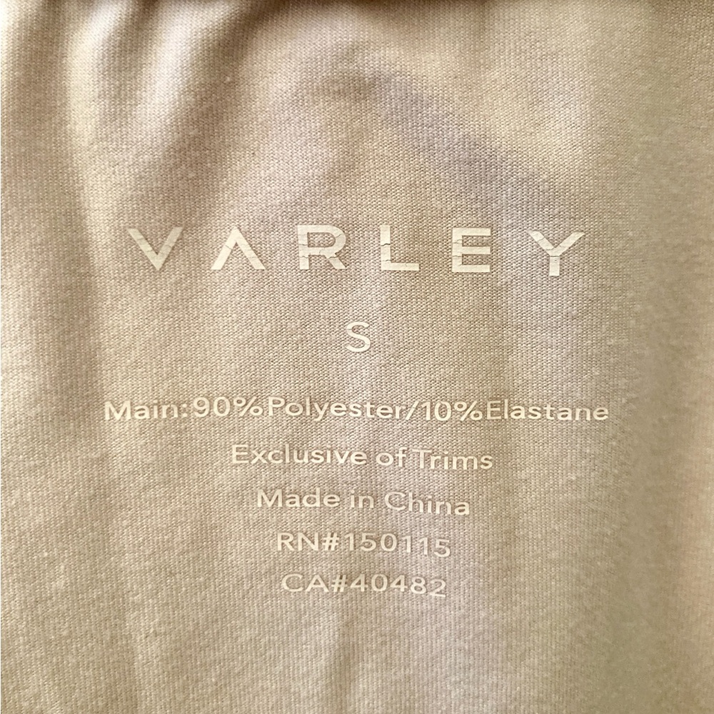 Varley Beige Half Zip Pullover - image 2